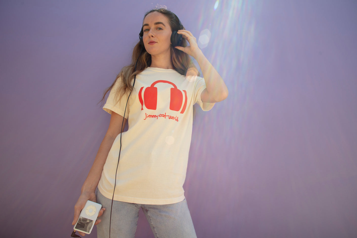 Headphones T-Shirt (Ivory)