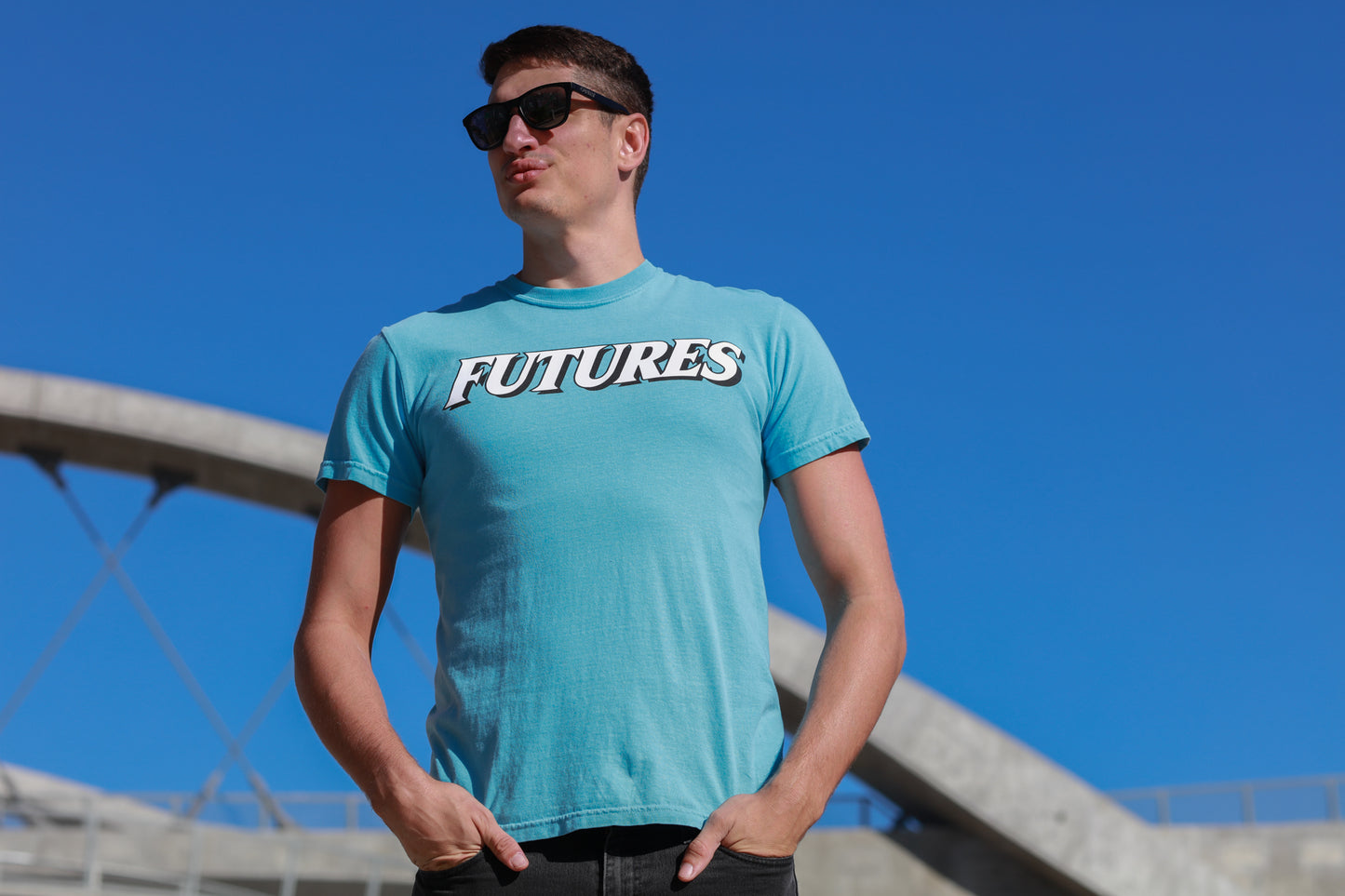 Futures Chest Logo T-Shirt (Sapphire)