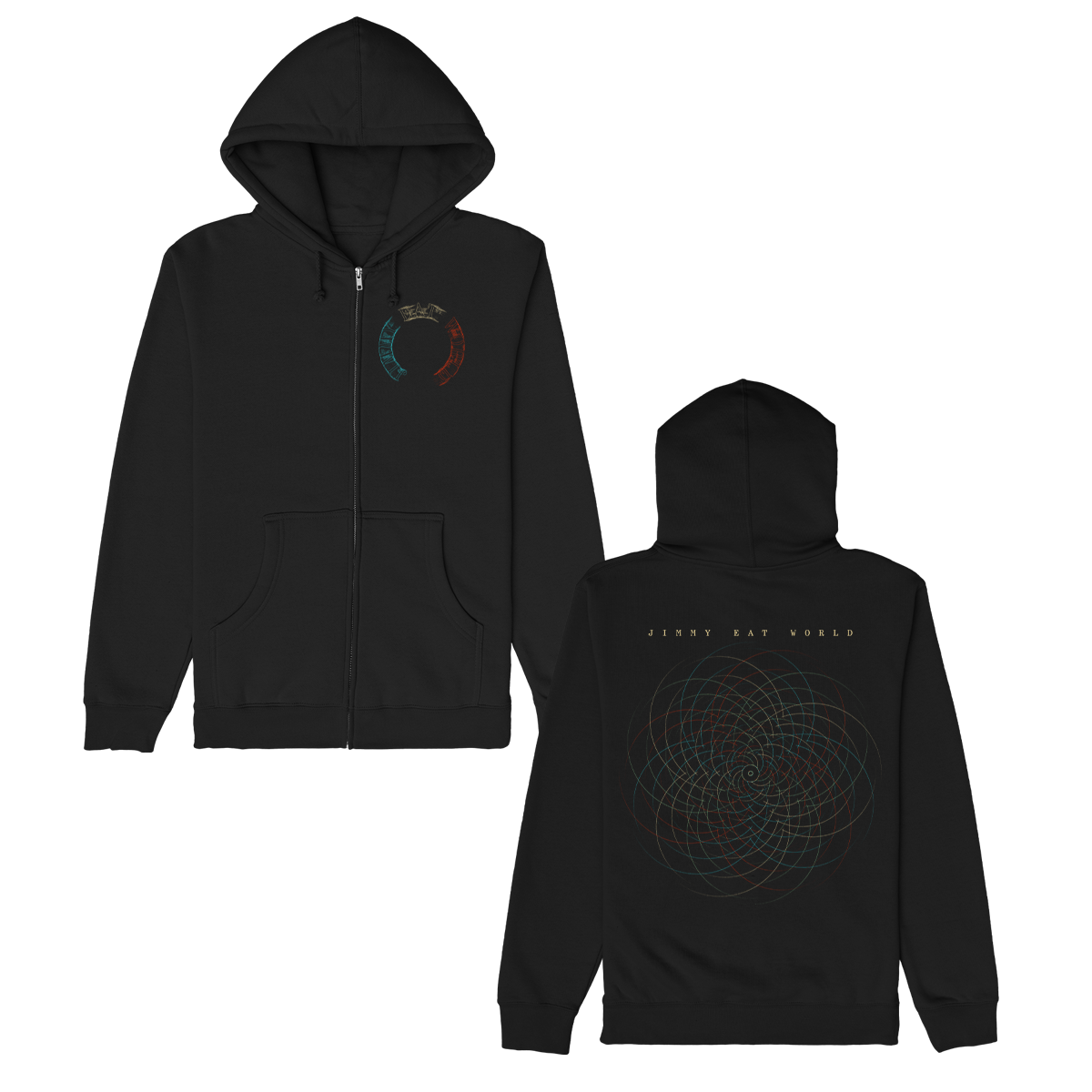 Something(s) Loud Zip Up Hoodie (Black)