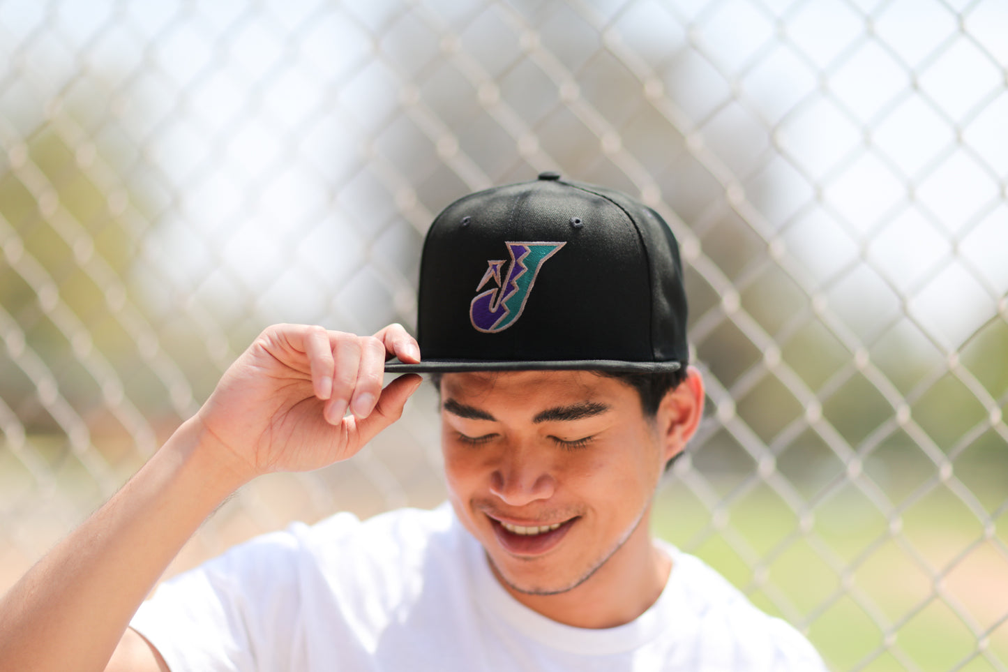 Baseball Series Snapback Hat (Black)