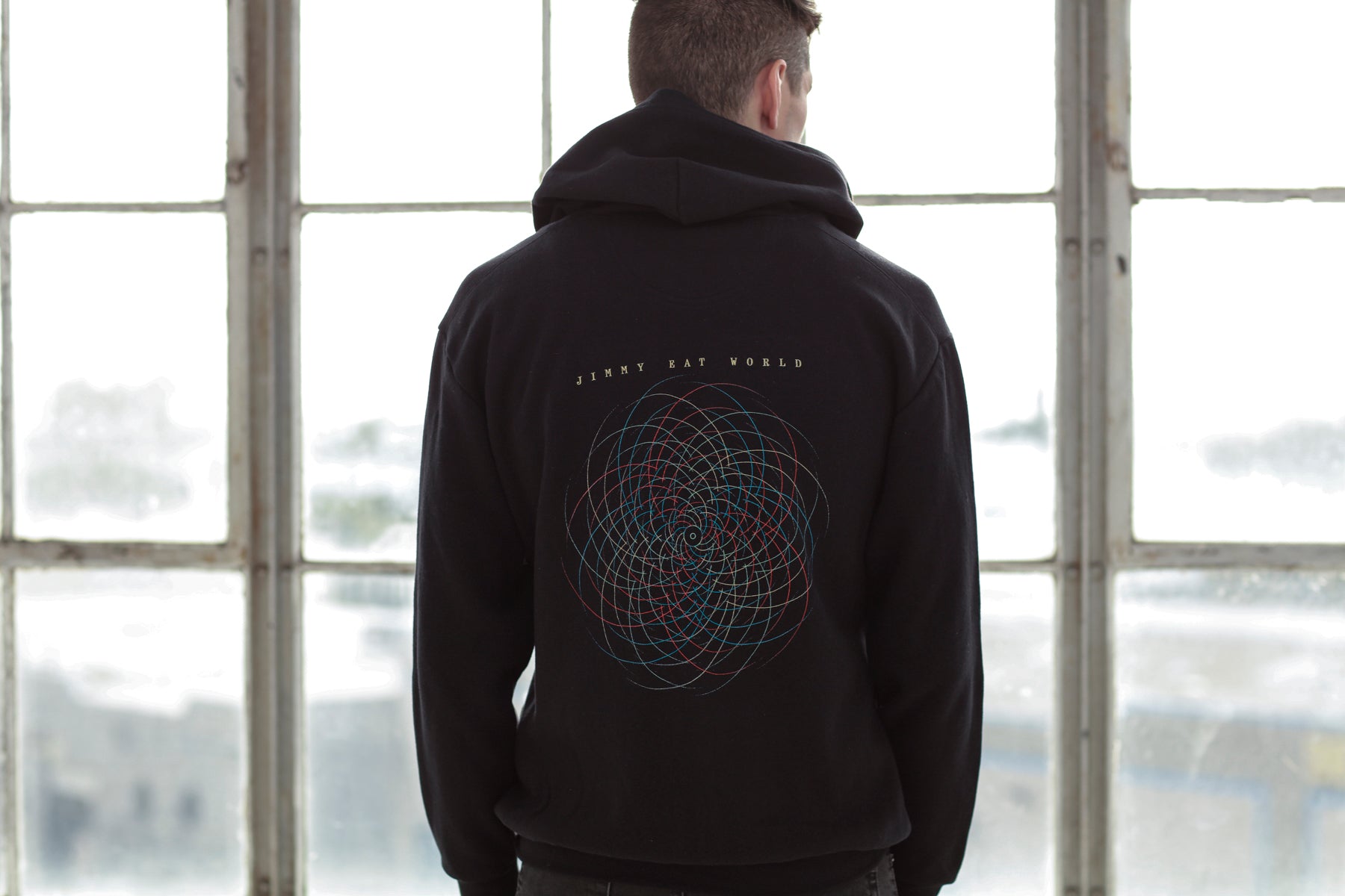 Something(s) Loud Zip Up Hoodie (Black) – Jimmy Eat World