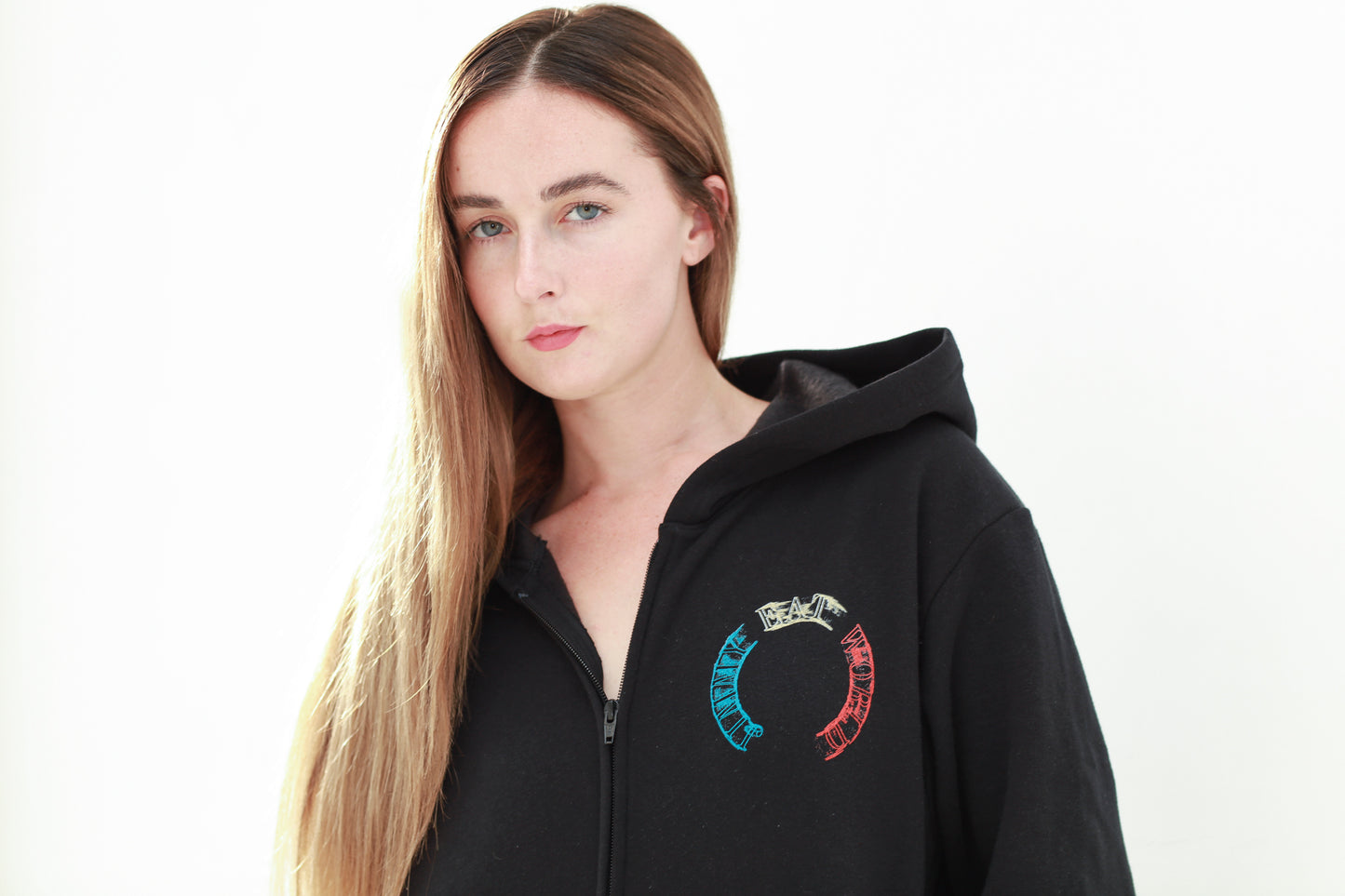 Something(s) Loud Zip Up Hoodie (Black)