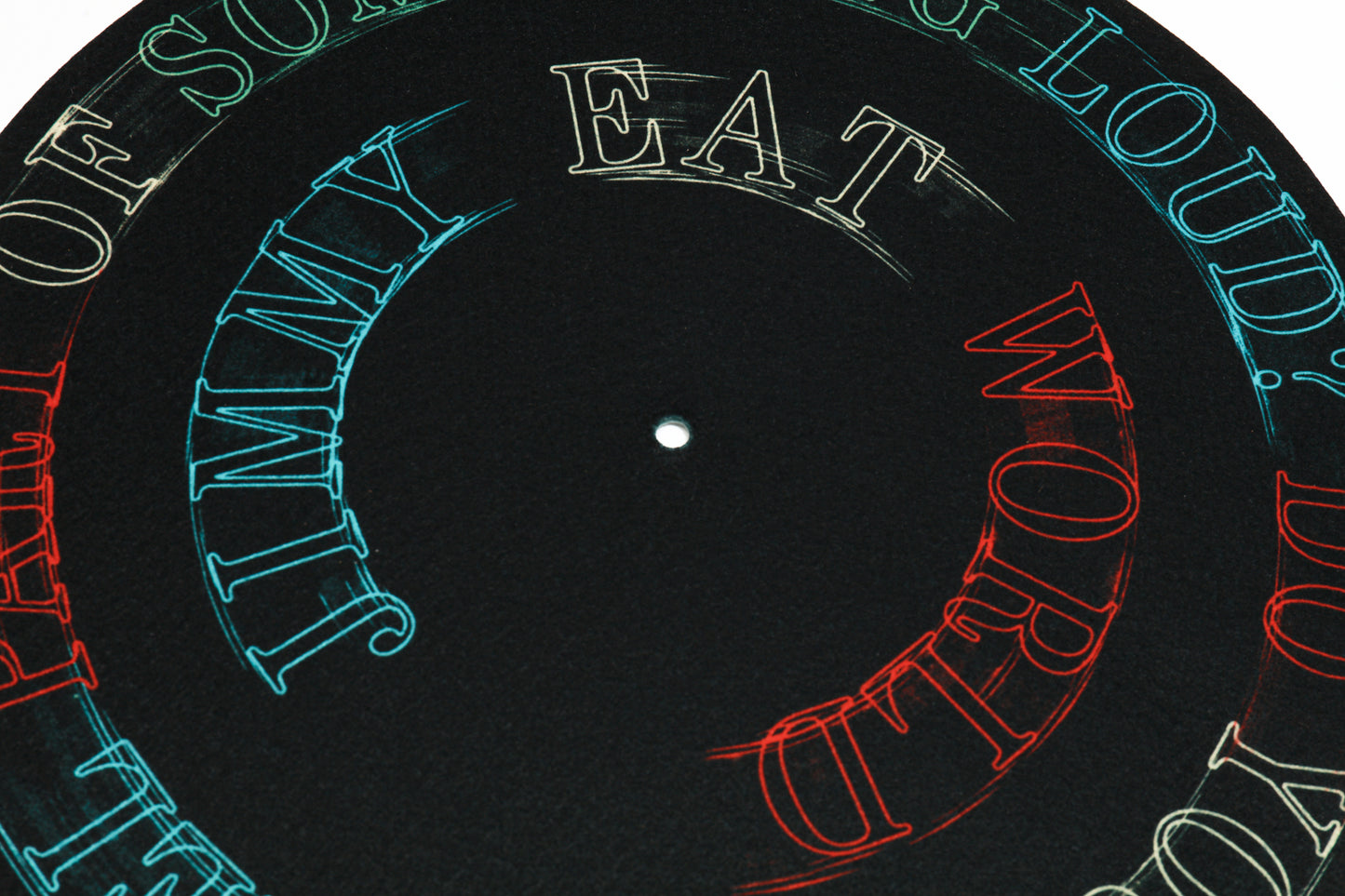 Something(s) Loud 12" Slipmat (Black)