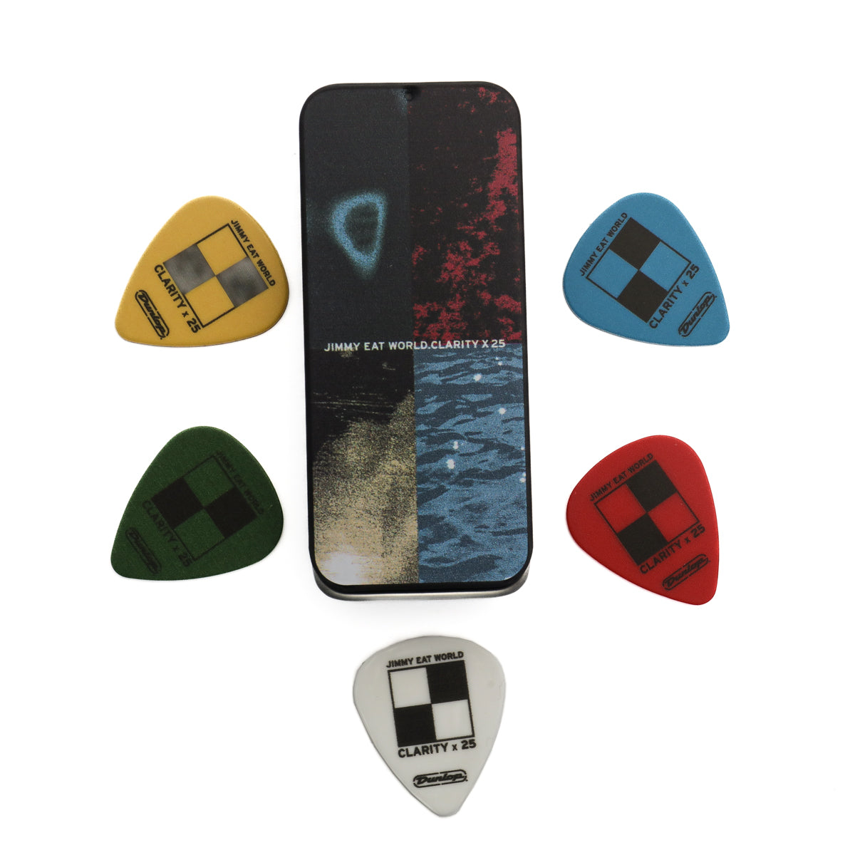 Clarity 25th Anniversary Guitar Picks and Case