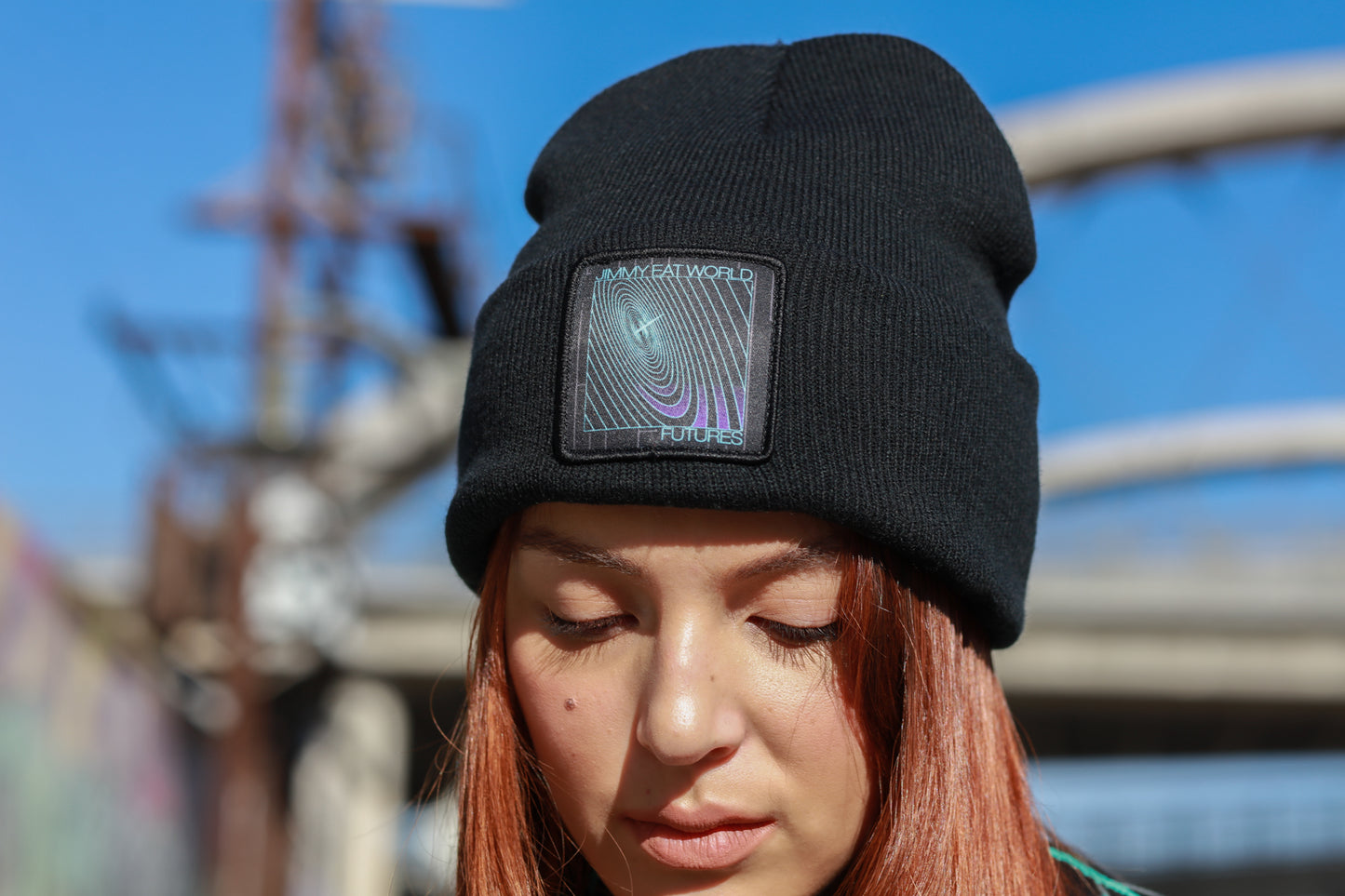 Futures Spiral Patch Beanie (Black)