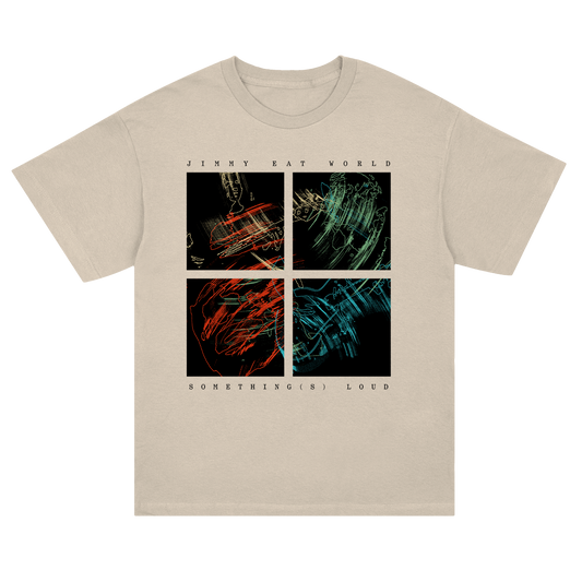 Something(s) Loud Quad Logo T-Shirt (Cream)