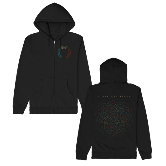 Something(s) Loud Zip Up Hoodie (Black)