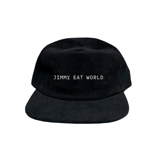 Logo Corduroy Snapback Hat (Black)