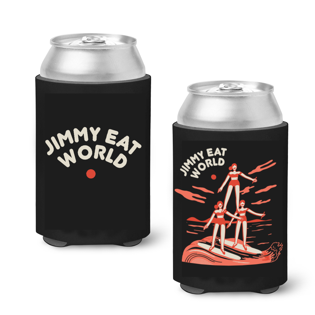 Surfer Beach Coozie (Black)