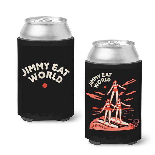 Surfer Beach Coozie (Black)