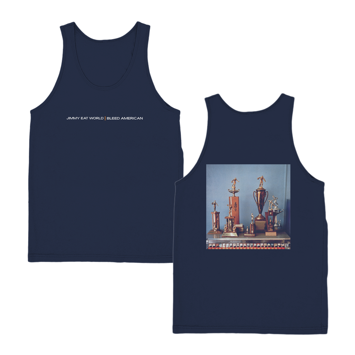 Bleed American Tank Top (Navy)